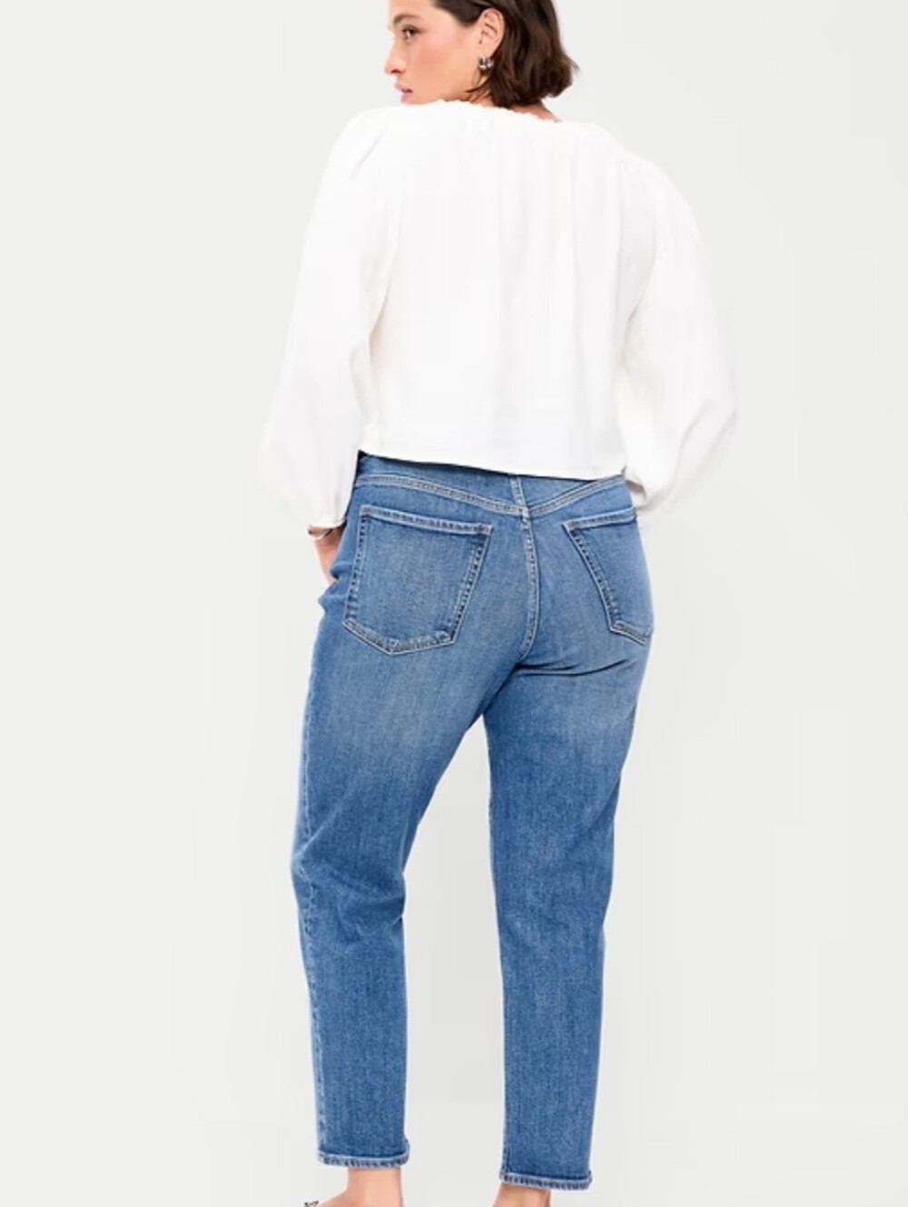 Old Navy High-Waisted OG Straight | High-Rise Ankle Jeans Size 10 Womens - Picture 3 of 4